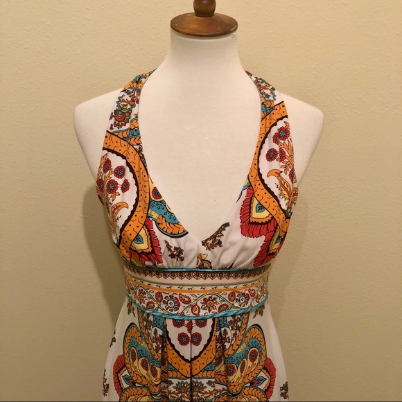 Bohemian Halter Top Dress - Picture 9 of 9